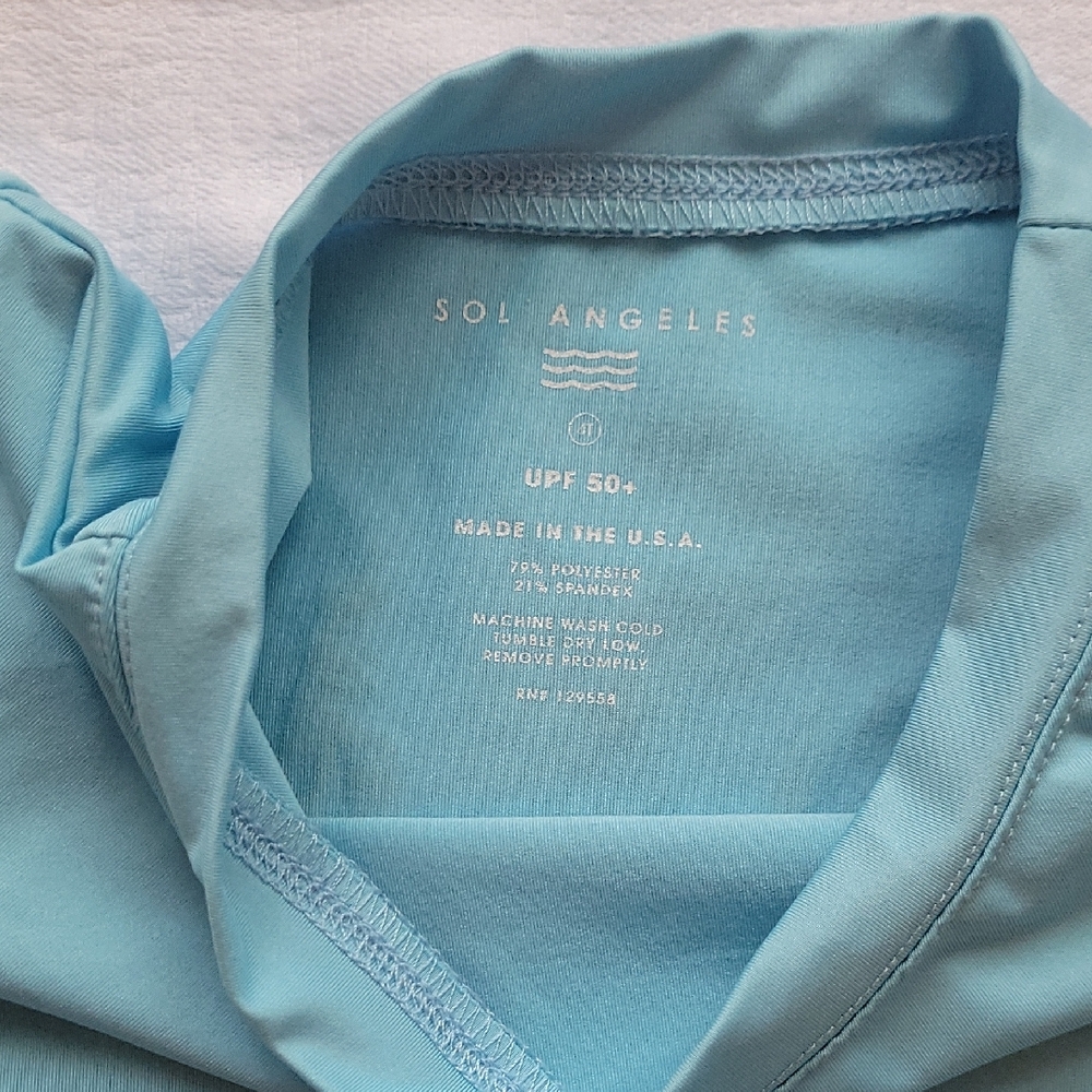 Minnow 3/4T NavyLong Sleeve and Light Blue Sol Angeles Short Sleeve Shirts - Picture 2 of 4